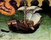 GELDER, Aert de Quaratesi Altarpiece: St. Nicholas saves a storm-tossed ship gfh China oil painting reproduction